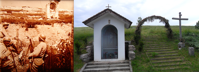 Il capitello del monte Pennar ieri e oggi